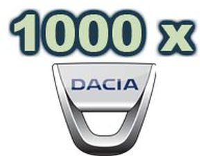 1000 x Dacia