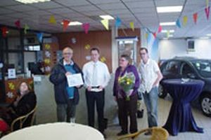 De winnaar van de puzzelrit 2009