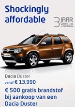 Tijdelijk voordeliger rijden