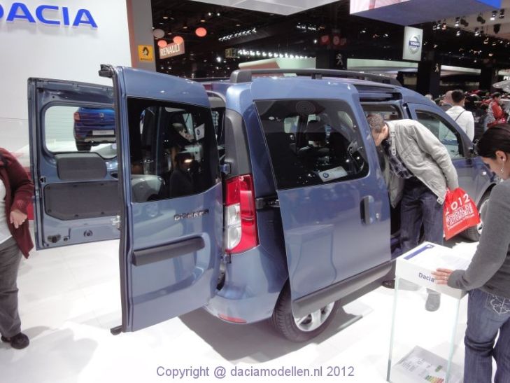 Schuifdeuren op Autosalon Parijs