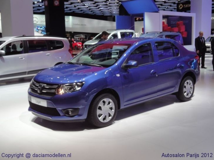 Dacia Logan Sedan op Autosalon van Parijs 2012