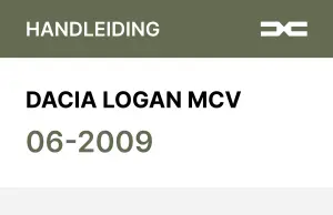 Dacia Logan MCV 2009