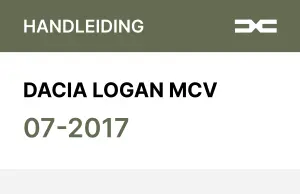 Dacia Logan MCV 2017
