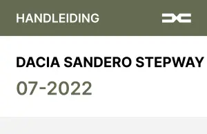 Dacia Sandero Stepway 2022