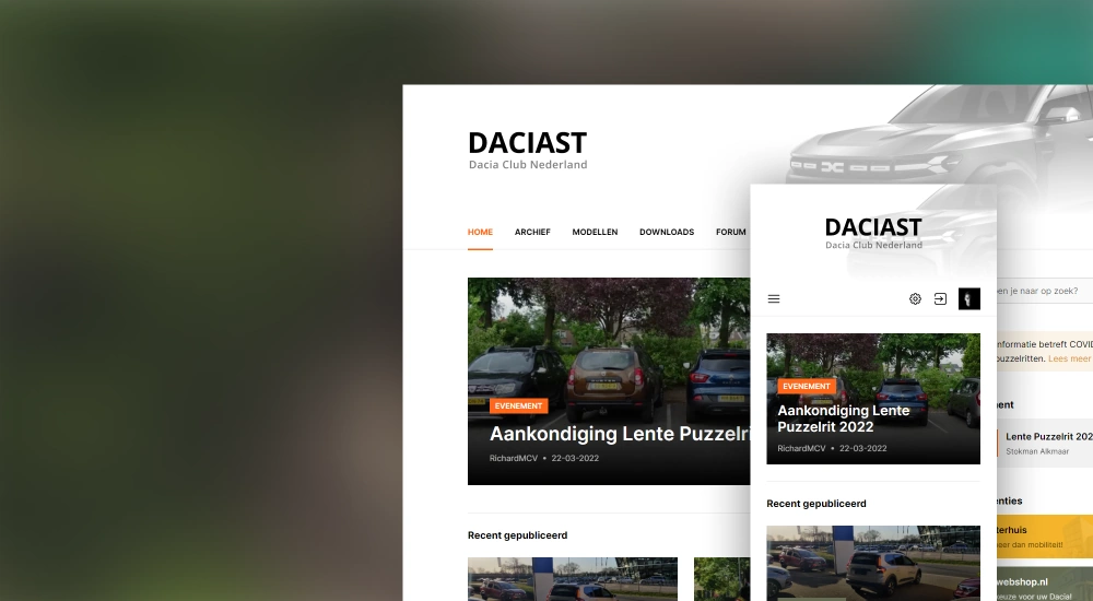 Aankomende veranderingen bij Daciast, waaronder een nieuw forum